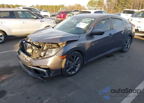 2019 Honda Civic Ex z USA, uszkodzony, nr VIN 19XFC1F3XKE019612
